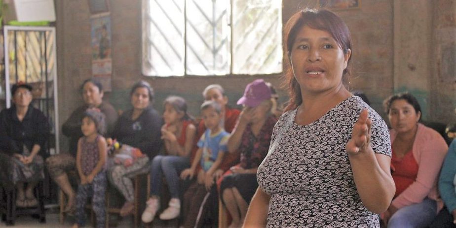 Lecture about women's rights in Peru
