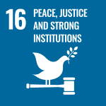 SDG GOAL 16 PEACE, JUSTICE AND STRONG INSTITUTIONS