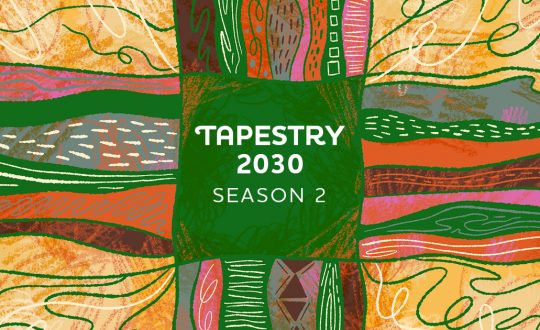 Colourful banner reads "Tapestry 2030 Season 2"